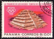 [Olympic Games - Mexico City 1968, Mexico - Ancient Mexican Places of Worship, タイプ UC]