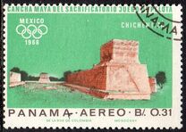 [Olympic Games - Mexico City 1968, Mexico - Ancient Mexican Places of Worship, タイプ UG]