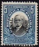 [Panama Postage Stamps Overprinted "CANAL/ZONE", Tip G3]