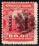 [The 100th Anniversary of the Independence from Spain - Panama Postage Stamps Overprinted "CANAL/ZONE"(Upwards), type K2]