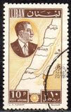 [President Fouad Chehab, Map of Lebanon, and Casino, Maameltein, Tipi HD1]