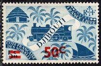 [Issue of 1943 Surcharged, tyyppi BQ]