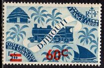 [Issue of 1943 Surcharged, tyyppi BQ1]