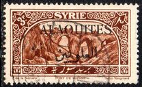 [Syrian Postage Stamps Overprinted in Red, Black or Blue, Tip D13]