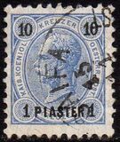 [Austrian Postage Stamps Surcharged - Granite Paper, type F4]