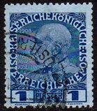[The 60th Anniversary of Emperor Franz Joseph's Coronation - Coloured Paper, τύπος Q4]