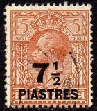 [Great Britain Postage Stamps Surcharged, type P4]
