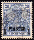 [German Empire Postage Stamps Surcharged - Inscription: "REICHSPOST", type C2]