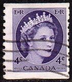 [Queen Elizabeth II - Normal Paper, See 1962 for Fluorescent Stripes, Tip GT3]
