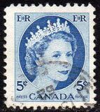 [Queen Elizabeth II - Normal Paper, See 1962 for Fluorescent Stripes, Tip GT4]