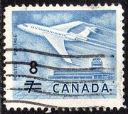 [Airliner & Ottawa Airport - Stamp of 1964 Surcharged, type JJ2]