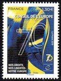 [The 70th Anniversary of the Council of Europe, type AE]