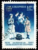 [Airmail - The 30th Anniversary of Colombian Boy Scouts and 25th Anniversary of Colombian Girl Scouts, Tipi ACT1]