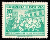 [Popular Revolution of 21 July 1946, type EP]