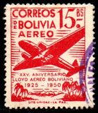 [Airmail Stamps - The 25th Anniversary of the Lloyd Aereo Boliviano, típus FM5]