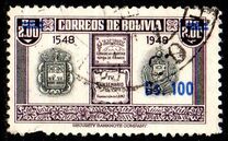[Currency Revaluation - Founding of La Paz stamps of 1951 Surcharged, ประเภท FU2]