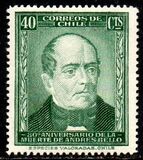 [The 80th Anniversary of the Death of Andres Bello, 1781-1865, тип FA]
