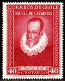 [The 400th Anniversary of the Birth of Miguel de Cervantes Saavedera, 1547-1616, тип FF]