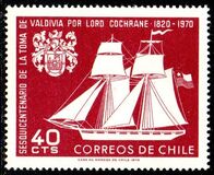 [The 150th Anniversary of Capture of Valdivia by Lord Cochrane, tip RP]