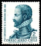 [The 400th Anniversary of "La Araucana", Epic Poem by de Ercilla y Zuniga, 1969, نوع TI]