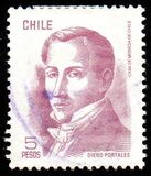 [Diego Portales, Politician - Inscribed "D. PORTALES", type WL]