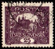 [Definitives - No Plant Above "ČESKO-SLOVENSKÁ", Tip I28]
