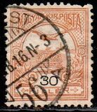 [Turul over Crown of Saint Stephen - New Watermark, type F40]