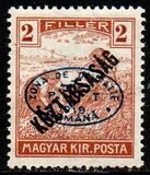 [Overprinted " Köztársaság", type O]
