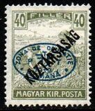 [Overprinted " Köztársaság", type O7]