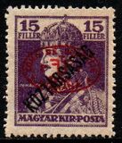 [Overprinted " Köztársaság", type Q1]
