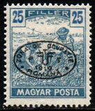 [Hungarian Stamps with "MAGYAR POSTA" Inscription Overprinted, type V4]