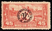 [Overprinted "ROMANIA ZONA DE OCUPATIE 1919" - Dull Paper, 类型 Z4]