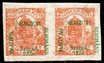 [Hungary Newspaper Stamp Overprinted, type A]