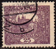 [Definitives - No Plant Above "ČESKO-SLOVENSKÁ", type I20]