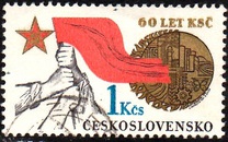 [The 60th Anniversary of Czechoslovak Communist Party, typ CAG]