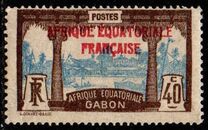 [Issues of 1911-22 in New Colors - Inscription "AFRIQUE EQUATORIALE FRANCAISE" - Libreville, τύπος P14]