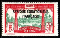 [Issues of 1911-22 in New Colors - Inscription "AFRIQUE EQUATORIALE FRANCAISE" - Libreville, τύπος P17]