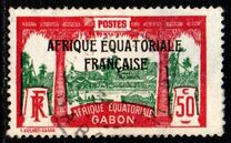 [Issues of 1911-22 in New Colors - Inscription "AFRIQUE EQUATORIALE FRANCAISE" - Libreville, τύπος P17]