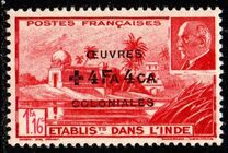 [Marshall Petain Stamps of 1941 Overprinted "OEVRES COLONIALES" and Surtaxed, प्रकार BI1]