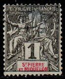 [Inscription: "St. PIERRE ET MIQUELON", type I]