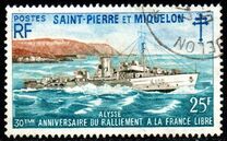 [The 30th Anniversary of Allegiance to Free French Movement - British Corvettes on Loan to Free French, Scrivi FS]