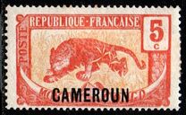 [Middle Congo Postage Stamps (Colors Changed) Overprinted "CAMEROUN", type E3]