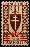 [Free France Issue Surcharged, loại AH15]