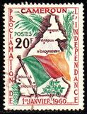 [Proclamation of Independence - Inscribed "1 ER JANVIER 1960", type BX]
