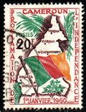 [Proclamation of Independence - Inscribed "1 ER JANVIER 1960", type BX]
