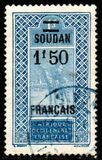 [Upper Senegal and Niger Stamps of 1914-1916 & Not Issued Stamps Overprinted "SOUDAN FRANCAIS" and Surcharged - Tuareg on Camel, տեսակ E3]