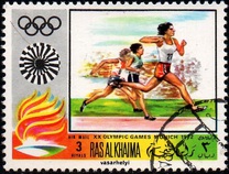 [Airmail - Olympic Games - Munich 1972, Germany, tip ME]