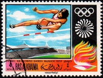 [Airmail - Olympic Games - Munich 1972, Germany, tip MF]