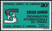 [Airmail - The 50th Anniversary of I.L.O, Tipe KG]