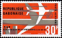 [Airmail - Inauguration of Douglas DC-8F Air Services, տեսակ DU]